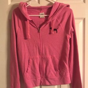 PINK zip up hoodie
